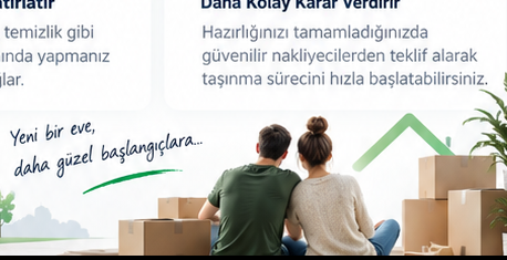 Taşınma sonrası yeni başlangıç görseli